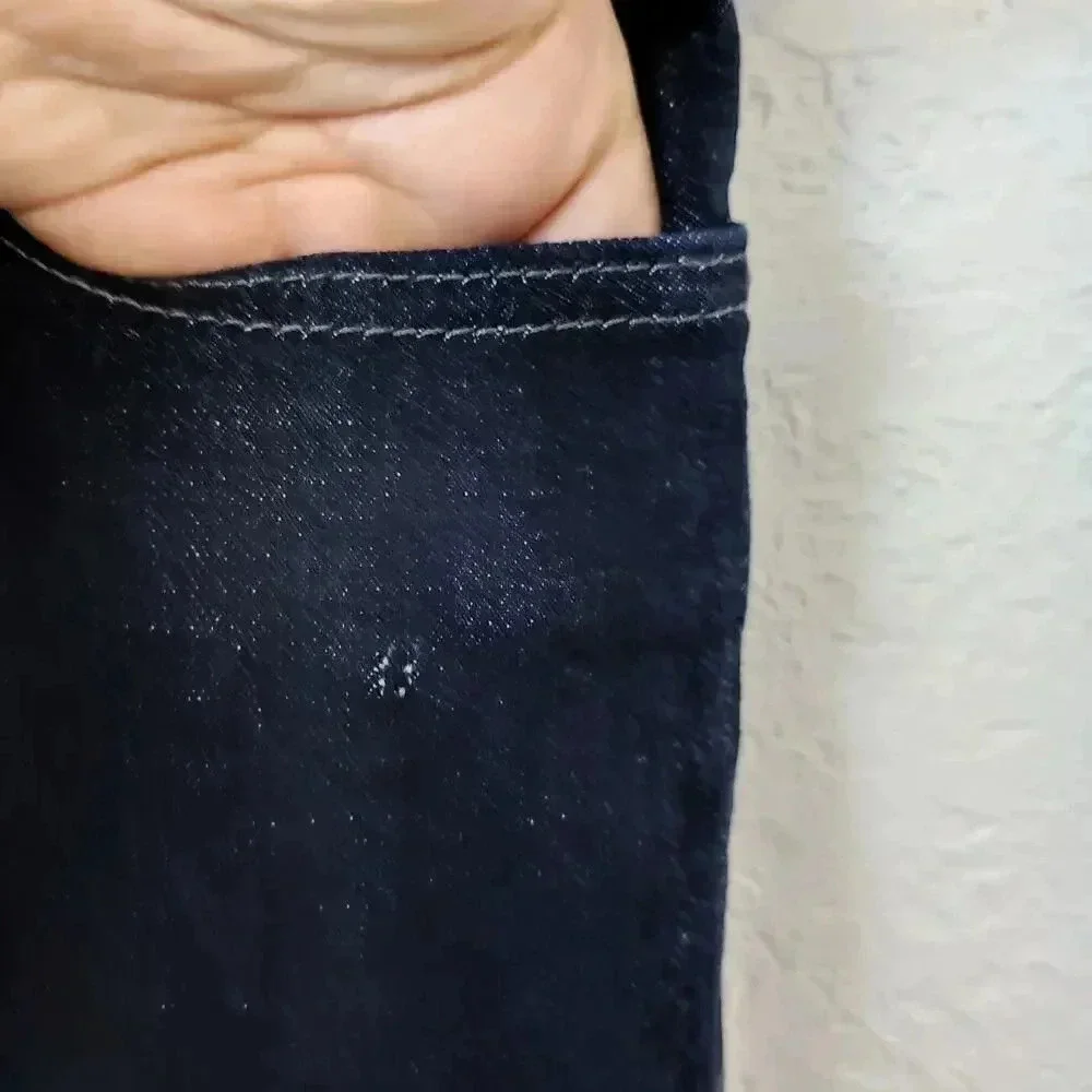 7 For All Mankind Straight‎ Leg Dark Wash Blue jeans Size 31X34 Active Sport